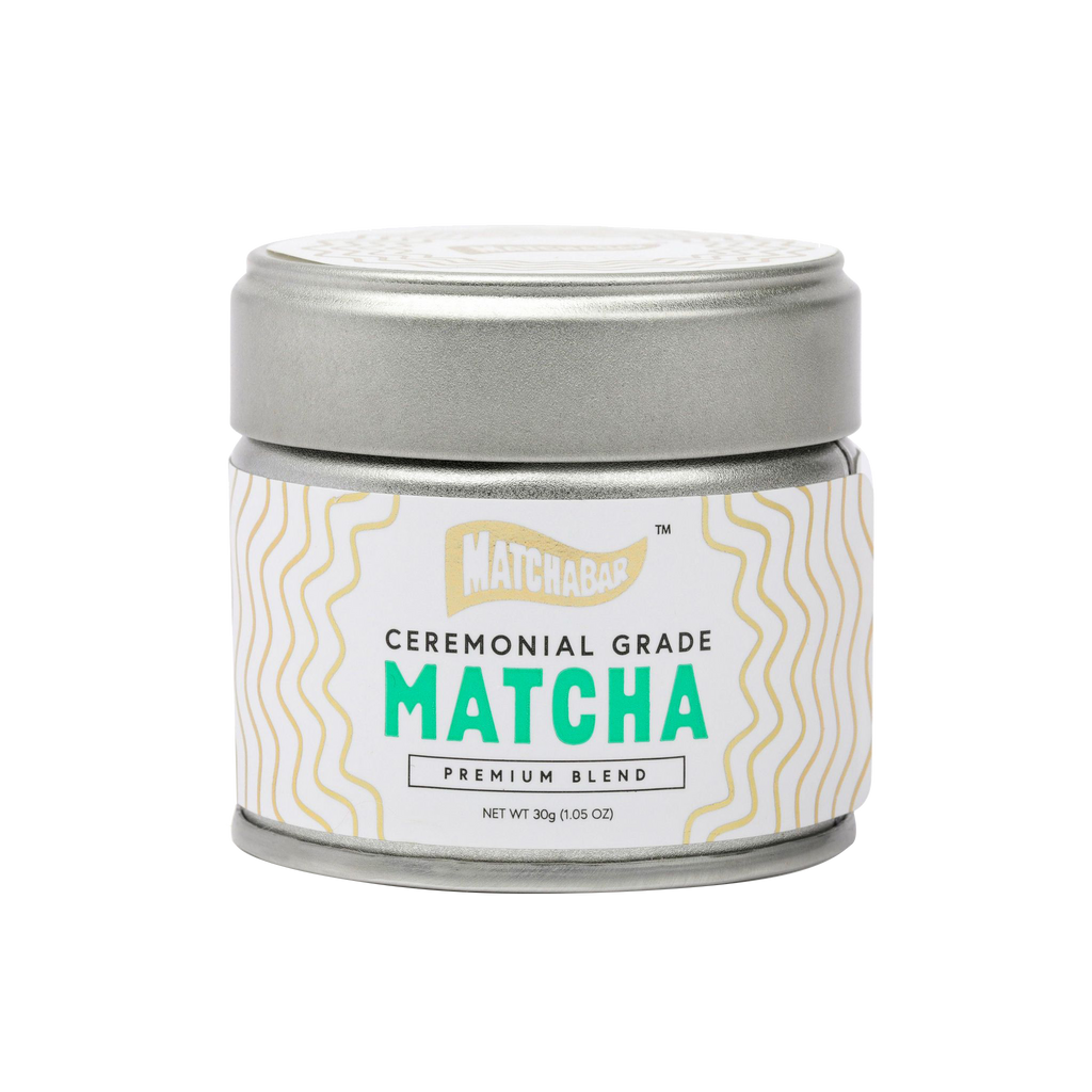 MatchaBar Ceremonial Grade Matcha Green Tea (80g) + Electric Matcha Whisk  Bundle